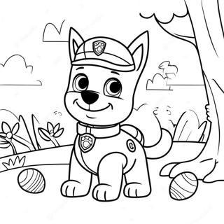 Paw Patrol Pasen Kleurplaten