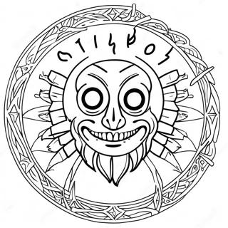 Slipknot Logo Kleurplaat 21802-17227