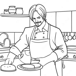 Sanji Kleurplaten