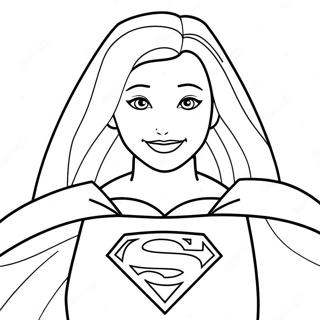 Supergirl Kleurplaten