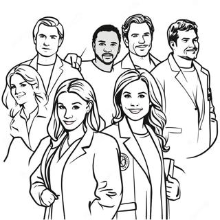 Greys Anatomy Personages Kleurplaat 22412-17737