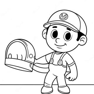 Kleurplaat Van Handy Manny 22682-17932