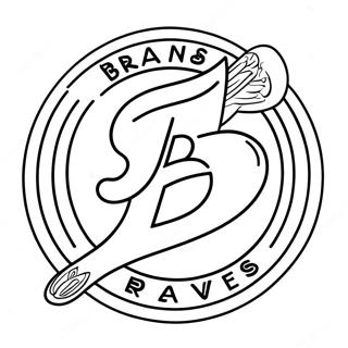 Braves Team Logo Kleurplaat 22812-18013