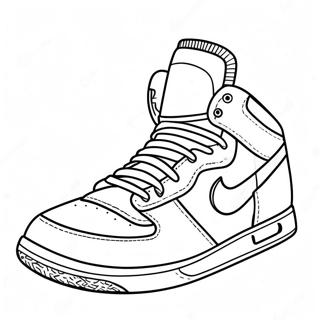 Coole Sneaker Ontwerp Kleurplaat 231-187