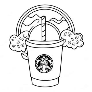 Starbucks Kawaii Kleurplaat 23382-18461