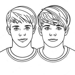 Sam En Colby Kleurplaten