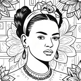 Frida Kahlo Kleurplaten