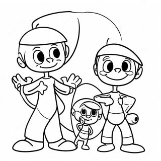 Jetsons Familie Kleurplaat 23562-18613