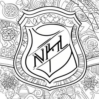 Nhl Logo Kleurplaat 23572-18620