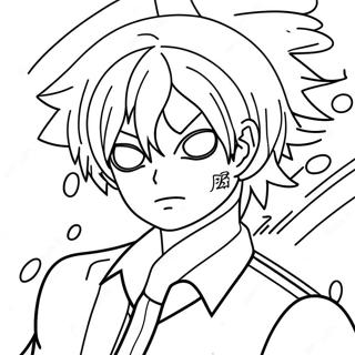 Todoroki Kleurplaten