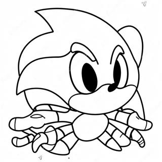 Sonic Spiderman Kleurplaten