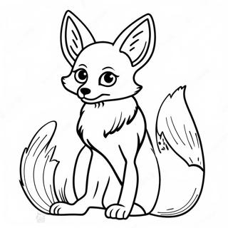 Fennec Vos Kleurplaten