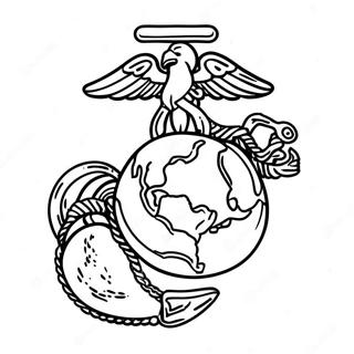 Marine Corps Logo Kleurplaat 24172-19090