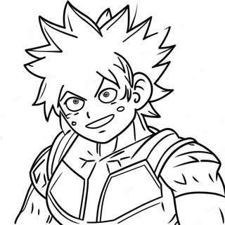 Bakugo Kleurplaten