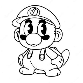 Cappy Mario Odyssey Kleurplaat 24322-19209