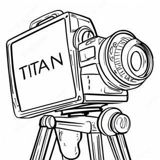 Titan Cameraman Kleurplaat 24512-19351