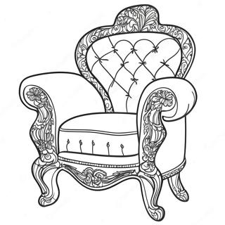 Luxe Fauteuil Kleurplaat 25363-20028