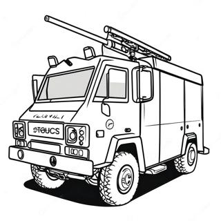 Swat Truck Kleurplaten