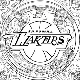 Lakers Logo Kleurplaat 25812-20394