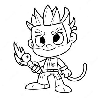 Johnny Test Kleurplaat 26164-20688