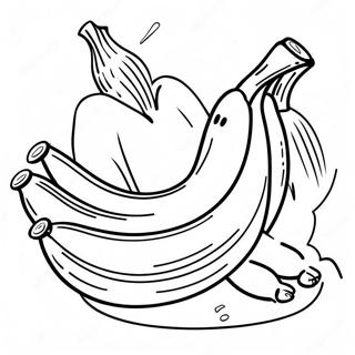 Banaan Eet Kleurplaat 26304-20793