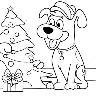 Scooby Doo Kerst Avontuur Kleurplaat 26684-21081