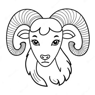 Ram Zodiac Sign Kleurplaat 26814-21189