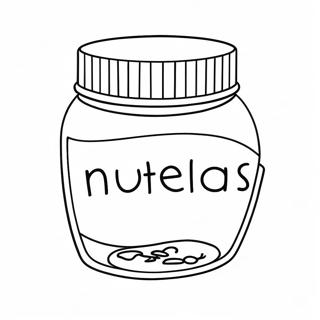 Nutella Kleurplaten