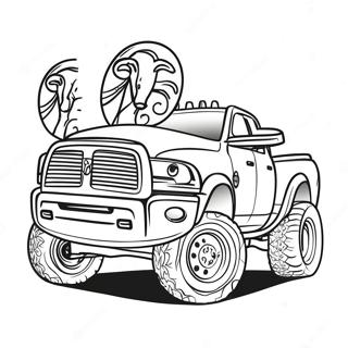 Ram Truck Kleurplaten