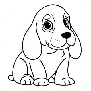 Basset Hound Kleurplaten