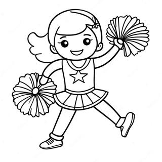 All Star Cheer Kleurplaten