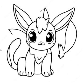 Glaceon Kleurplaten