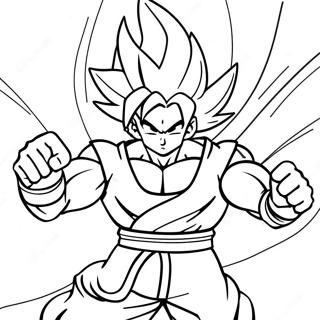 Goku Super Saiyan 4 Kleurplaten