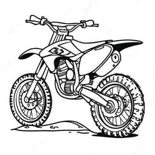 Dirt Bike Kleurplaat 290-229