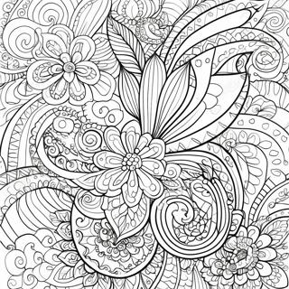 Intricate Paisley Ontwerp Kleurplaat 29145-23056