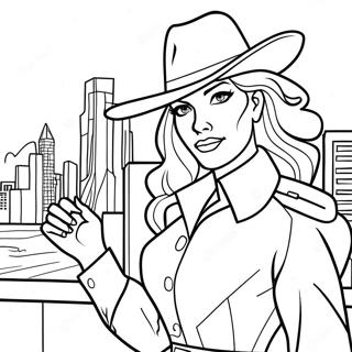 Carmen Sandiego Kleurplaten