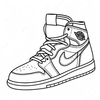 Jordan 1 Sneaker Kleurplaat 2970-2368