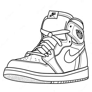 Classic Jordan 1 Sneaker Kleurplaat 2971-2361