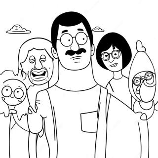 Bobs Burgers Kleurplaat 2990-2380