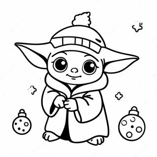 Baby Yoda Kerstboom Kleurplaat 29944-23683