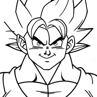 Super Saiyan Goku Kleurplaat 30255-23903