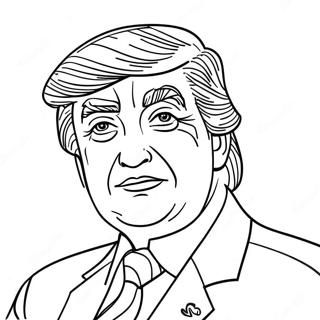 Donald Trump Kleurplaten