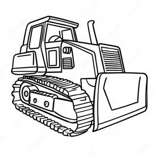 Bulldozer Bouwplaats Kleurplaat 30574-24163