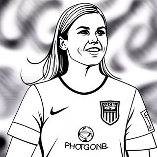 Alex Morgan Kleurplaten