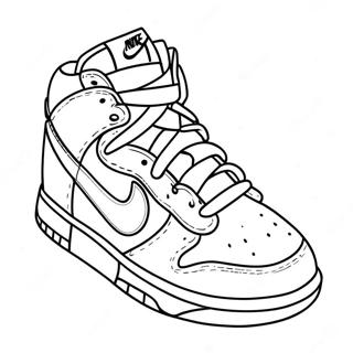 Nike Dunk Kleurplaten