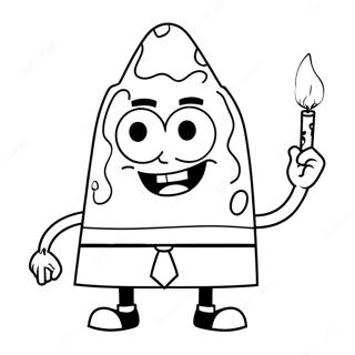 Spongebob Stoner Kleurplaten