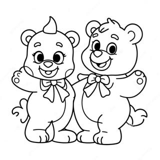 Care Bear Neven Kleurplaat 31393-24833