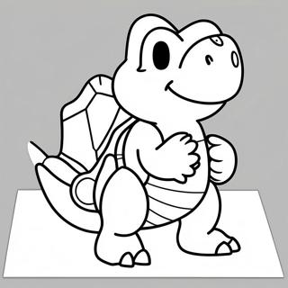 Koopa Troopa Kleurplaat 31473-24887