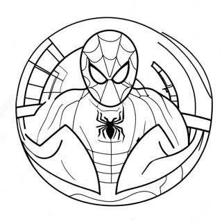 Kleurplaat Van Spiderman Paasei Jacht 32303-25541