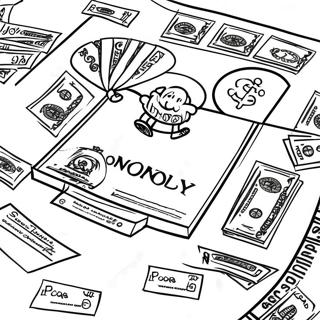 Monopoly Kleurplaten